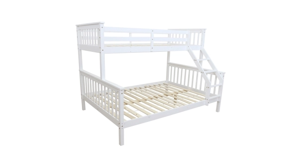 Patrová rozložitelná postel TRAUM, bílá