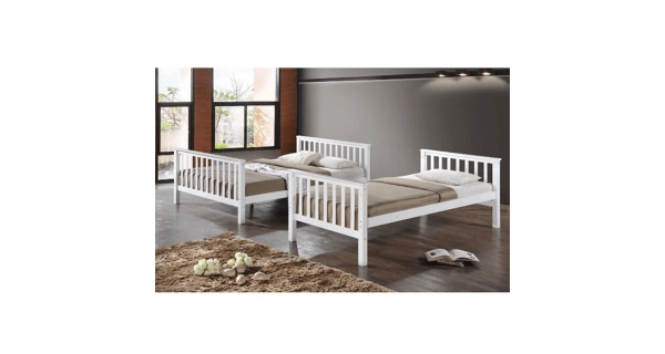 Patrová rozložitelná postel TRAUM, bílá