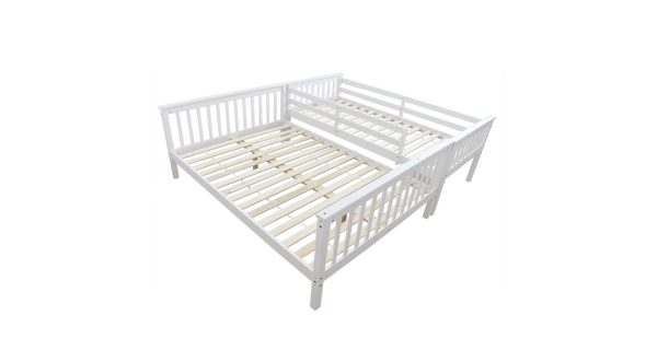 Patrová rozložitelná postel TRAUM, bílá