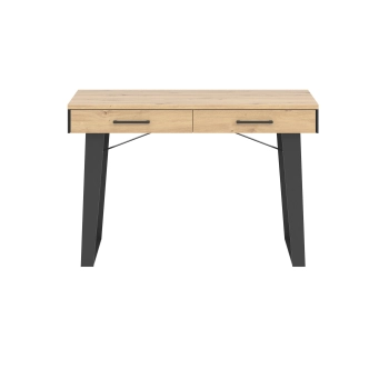 PC stolek SOMONI, dub artisan/černá