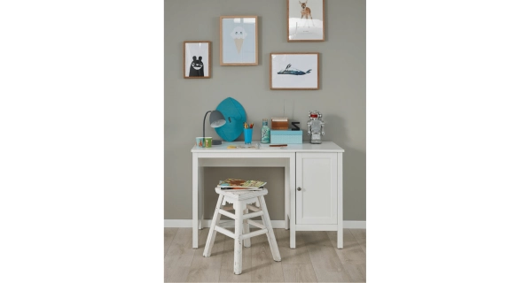 PC stůl GLOMERATA, bílá