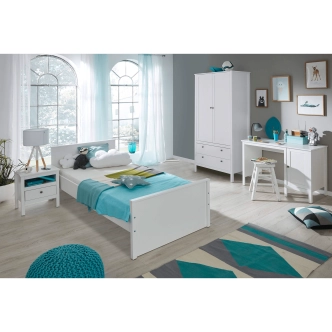 PC stůl GLOMERATA, bílá