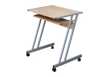 PC stůl na kolečkách PARÍCUTIN, dub