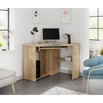 PC stůl rohový NEJBY SMART 01, pravý, dub sonoma
