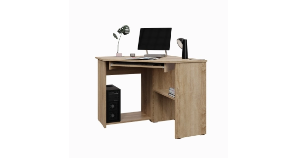 PC stůl rohový NEJBY SMART 01, pravý, dub sonoma
