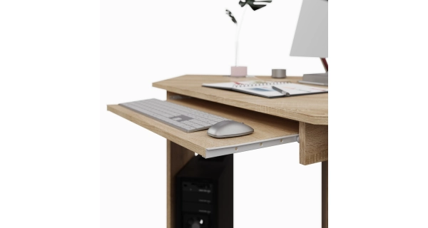 PC stůl rohový NEJBY SMART 01, pravý, dub sonoma