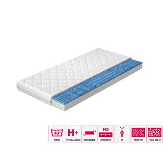 Pěnová matrace LUTHER 120x200 cm s hypoalergenním potahem