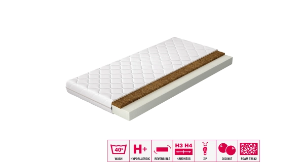 Pěnová matrace SAGE 90x200 cm s hypoalergenním potahem