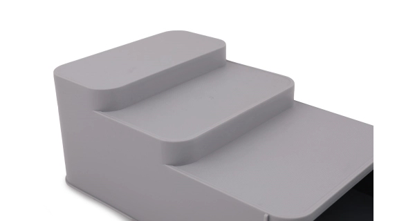 Plastový kuchyňský organizér, šedá, 11 x 16 x 26 cm 