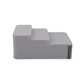 Plastový kuchyňský organizér, šedá, 11 x 16 x 26 cm 