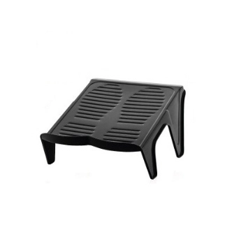 Plastový organizér na boty, černý, 10 ks/bal, 24,4 x 22 x 14,2 cm 