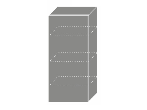 SHAULA, skříňka horní W4 45, korpus: grey, barva: black