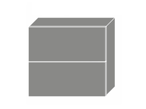 SHAULA, skříňka horní W8B 80 AV, korpus: grey, barva: rose red