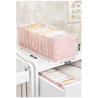 Plstěný košík NN01045, růžová