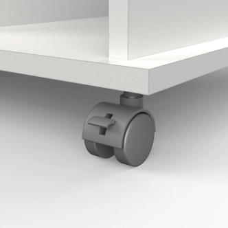 Počítačový stůl SIRO, bílý mat