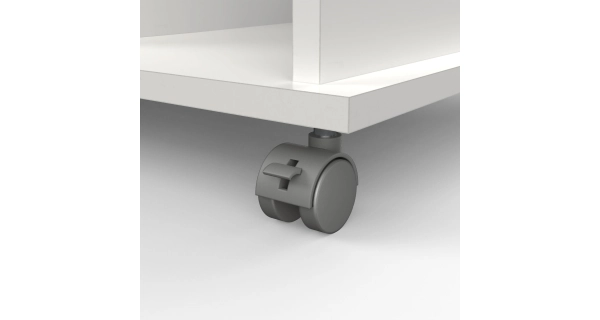 Počítačový stůl SIRO, bílý mat