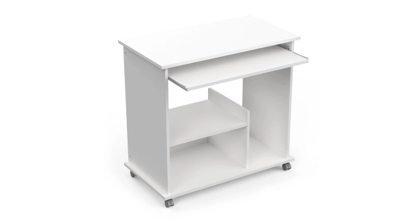 Počítačový stůl SIRO, bílý mat