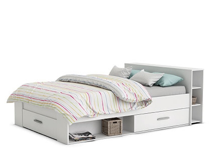 RAWAL postel 160x200 cm, bílá