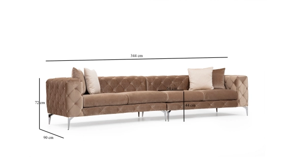 Pohovka ANNA, krémová