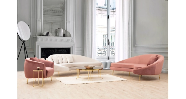 Pohovka ARMARIO, levá, béžová