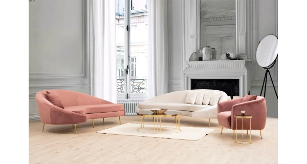 Pohovka ARMARIO, pravá, béžová