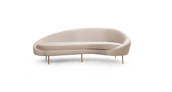 Pohovka ARMARIO, pravá, béžová