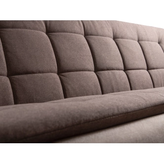 Pohovka BUKHAN, hnědá látka/béžová látka