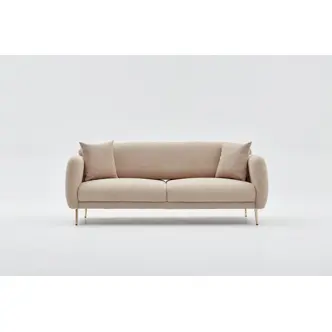 Pohovka CORTNEY, béžová/zlatá