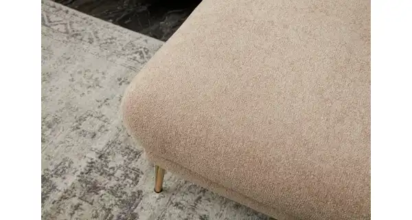 Pohovka CORTNEY, béžová/zlatá