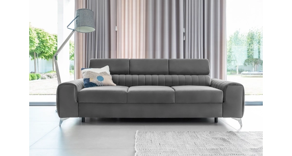 Pohovka CURRAN 02, šedá látka