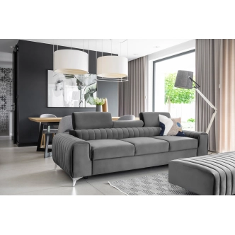 Pohovka CURRAN 02, šedá látka