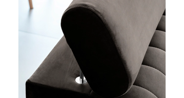 Pohovka CURRAN 06, tmavě hnědá látka