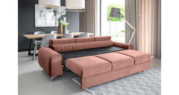 Pohovka CURRAN 07, růžová látka