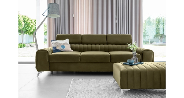 Pohovka CURRAN 08, zelená látka