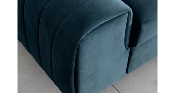 Pohovka CURRAN 10, modrá látka