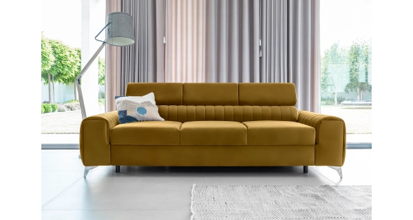 Pohovka CURRAN 11, žlutá látka