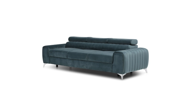 Pohovka CURRAN 12, tmavě modrá látka