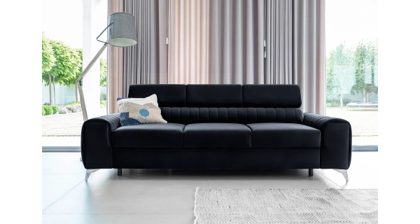 Pohovka CURRAN 13, modrá látka