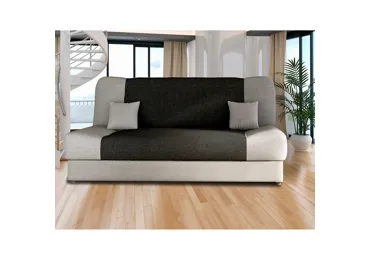 Pohovka DANTOA, černá/šedá