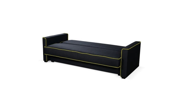 Pohovka FULVUS, světle šedá/černá