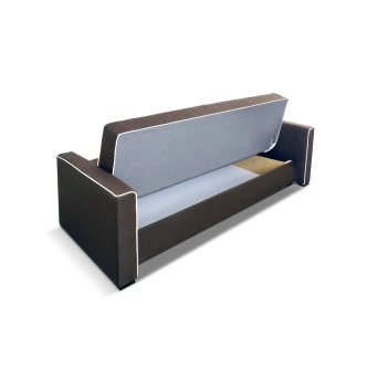 Pohovka FULVUS, světle šedá/černá