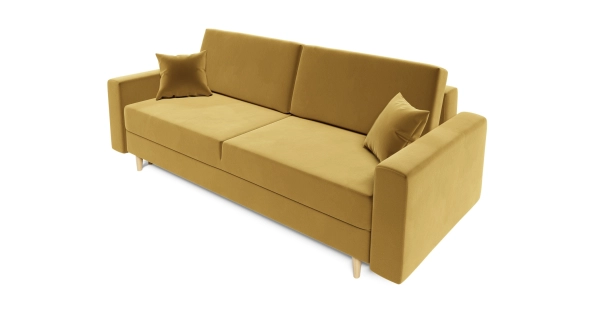 Pohovka GURK, hořčicová