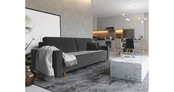 Pohovka GURK, středně šedá