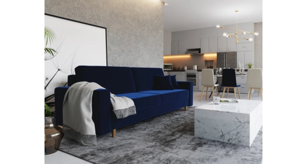 Pohovka GURK, tmavá modrá