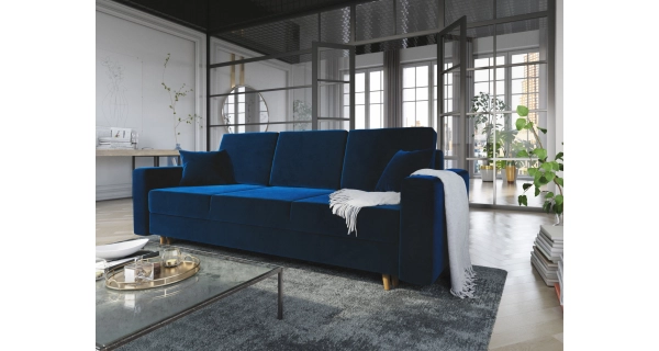 Pohovka LOYOLA, tmavá modrá