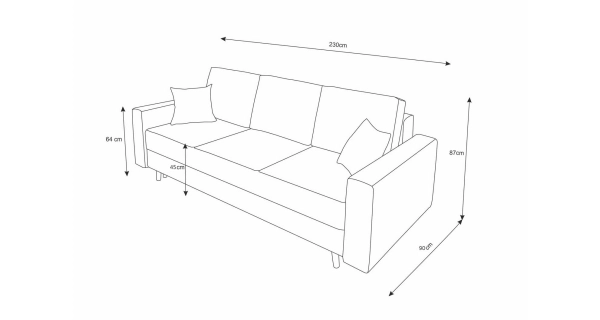 Pohovka LOYOLA, zelená
