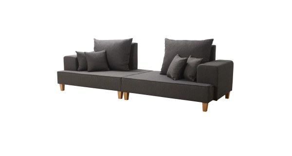 Pohovka MORADO, levá, šedohnědá DOPRODEJ