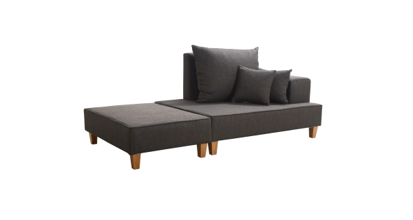 Pohovka MORADO, pravá, šedohnědá 