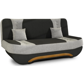 Pohovka NECTON 08, černá/světle šedá