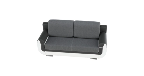 Pohovka PRALINE, bílá/šedá